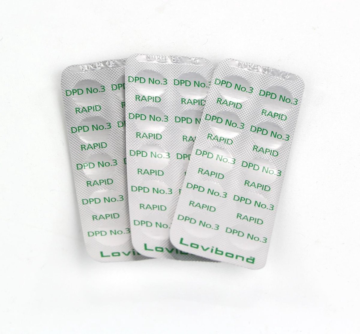 Chloor DPD 3 tabletten voor manuele tester - 100 stuks